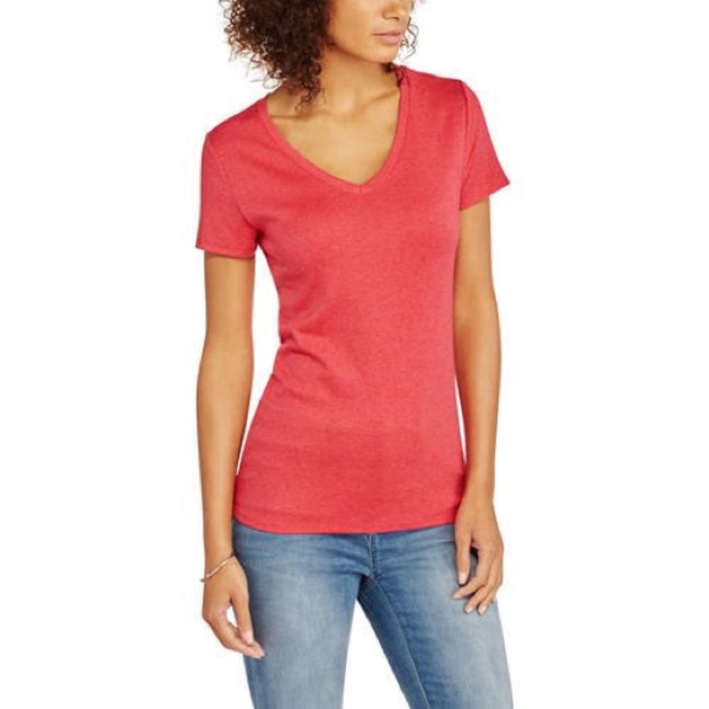 🎈3/$20 Gap soft basic coral pink shirt